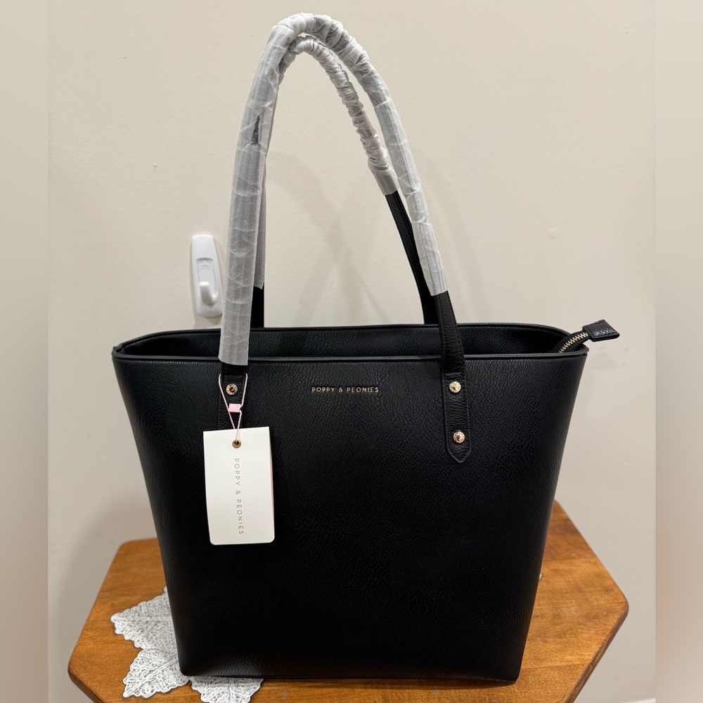 Poppy & Peonies Go Getter Tote Bag